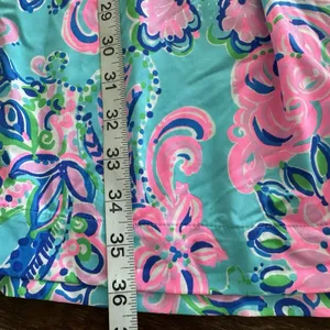 Lilly Pulitzer Chillylilly Seana Dress XS UPF50 Horizon Jungle Sunrise Oversized thumbnail 10