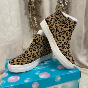 SODA‎ Bobcat Ltn Leopard Print High Top Sneakers Platform Size 9 Women's Shoes thumbnail 6