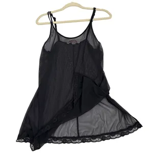 Victoria's Secret Sexy Lingerie Sheer Black Camisole Size Women's Medium thumbnail 3