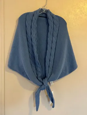 NWT Free People Coastline Cable Trim Scarf OS thumbnail 1