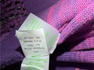 Lilly Pulitzer Tatum Cardigan Fringe Ombre Pink Purple thumbnail 12