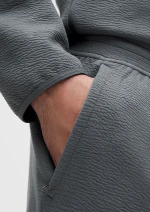 RARE Lululemon Men’s Textured Spacer Classic Tapered Pants Steel Grey XS/S thumbnail 2