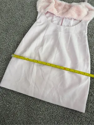 Naked Wardrobe Baby Pink Faux Fur Trim Bodycon Mini Dress Y2K thumbnail 9