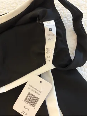 lululemon athletica Black Dress with White Trim thumbnail 2