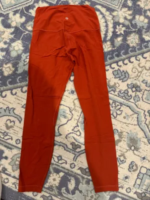 Lululemon Burnt Orange Align Leggings 25" 6 thumbnail 2