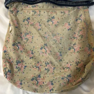 Levi's Denim Shoulder Bag/purse Rare Vintage With Interior Floral Design thumbnail 5