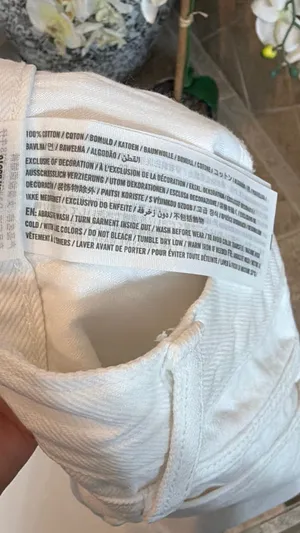 Abercrombie & Fitch White Distressed Denim Cutoff Shorts thumbnail 5