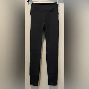 NWOT Zuda Black Bow Tie Leggings Size XXS thumbnail 4