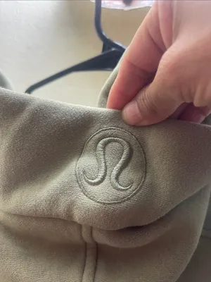 Lululemon Scuba Oversized 1/2 Zip Hoodie Rosemary Green thumbnail 10