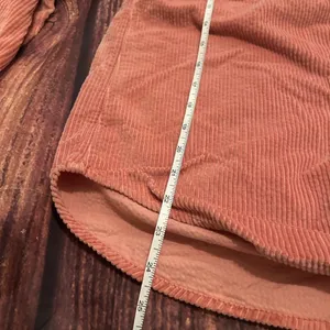 Women’s American Eagle Corduroy Pink Button Down Shirt Medium thumbnail 3
