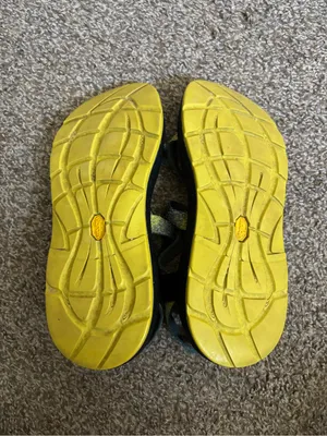 Chaco Z2 Sandals with Green and Yellow Straps Women’s Size 8 thumbnail 6
