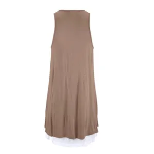 Taupe Lace-Up Pockets Shirt Dress thumbnail 2