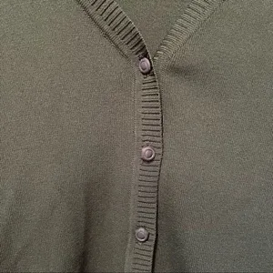 *30of3*‎ NWOT. Ann Taylor. Loft. Forest green button down cardigan. Small size. thumbnail 5