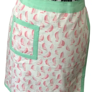 Vineyard Vines Bermuda Reversible Wrap Mini Skirt Sailboat Print Pink Green 4 thumbnail 5