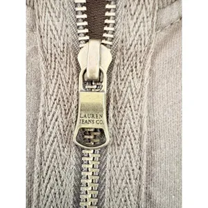 Lauren Ralph Lauren Jeans Co Womens XL Olive Green Full Zip Cotton Sweatshirt thumbnail 7