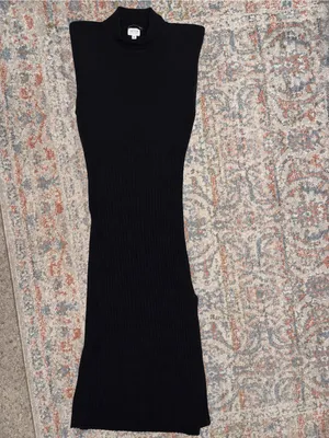 Le lis Long fitted sleeveless sweater dress thumbnail 2