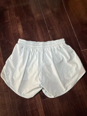 Lululemon Light Blue Hotty Hot Short Size 4 Long thumbnail 3