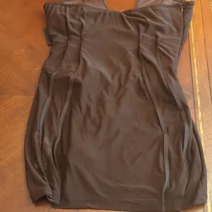 Pretty Little Thing strapless dress chocolate dress Size 14 thumbnail 8