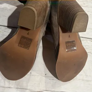 Jeffrey Campbell taupe booties thumbnail 6
