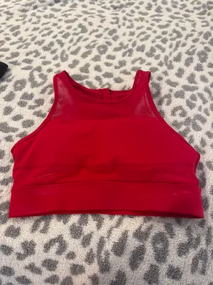 Zyia Red  Sports Bra thumbnail 1