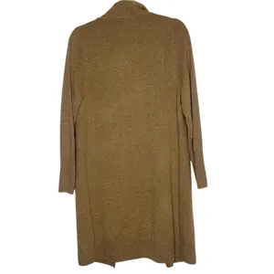 Quince Cashmere Open Front Cardigan Sweater Women's Tan Size Medium thumbnail 4