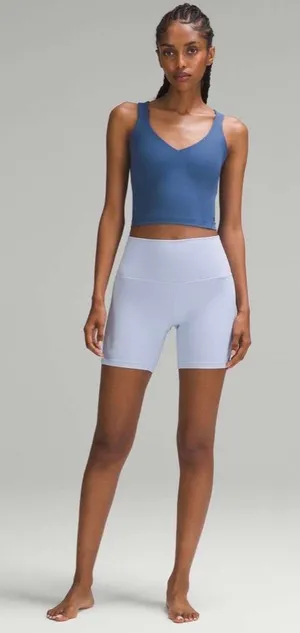 Lululemon Align High-Rise Short 6" - Blue Linen thumbnail 1