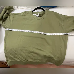Lululemon Perfectly Oversized Crew Pullover Bronze Green Size 14 thumbnail 8