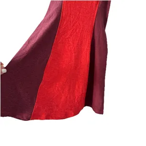 Outdoor Voices Athena Colorblock Tank Dress Small Red‎ Maroon Racerback Athletic thumbnail 6