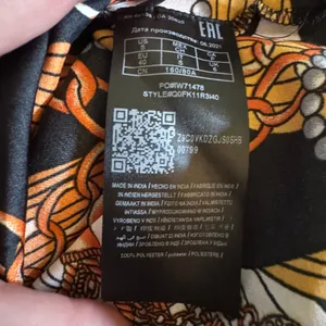 Guess Malou Cowl Satin Slip Dress S Zebra Chain Print Mini Y2K Mobb Wife‎ Bold thumbnail 8
