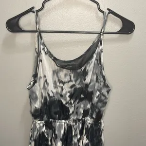 Miss Me MM Couture Women's Tie‎ Dye Black White Chiffon Dress Size S thumbnail 2