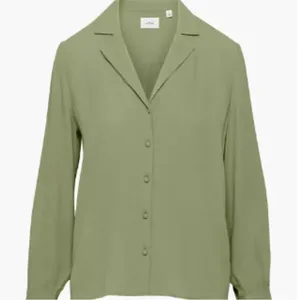 Aritzia  Wilfred Tulum‎ Blouse Green Button Down XS thumbnail 3