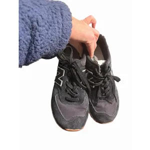 New Balance Shoes Mens 7.5 Women’s Classic Suede Running Sneakers WL574XB2 Black thumbnail 5