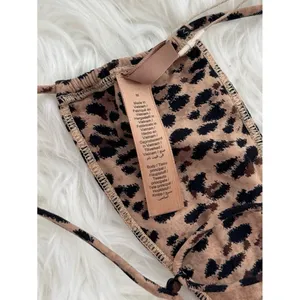 Skims Fits Everybody Micro Skimpy Bralette Sienna Jaguar Print Size Medium thumbnail 8