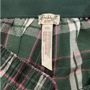 Free People Intimately Green Plaid Pajama Shorts Flannel Lounge Cottagecore thumbnail 4