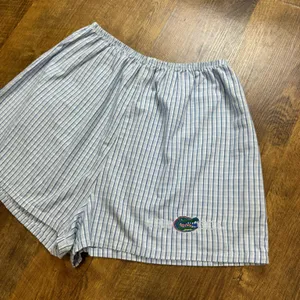 Vtg Y2K Florida Gators Boxer Shorts Sz S/M Blue White Stripe Plaid thumbnail 4