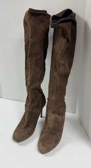 Cole Haan Women's Brown Suede Over the Knee Boots - Size 8.‎ thumbnail 1