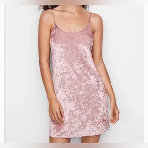 Victoria’s Secret Pink Crushed Velvet Slip Dress Size Small thumbnail 6