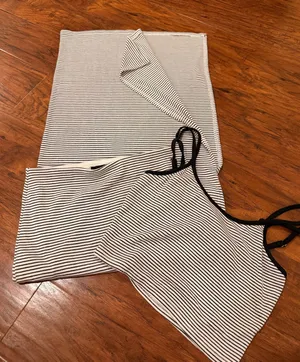 Matching Set Lulus Skirt & Top stripe  thumbnail 1