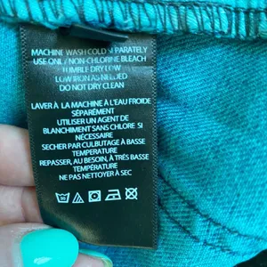 BDG Urban Outfitters High Rise Baggy Distressed‎ Jeans Teal Blue NWT 28 thumbnail 6
