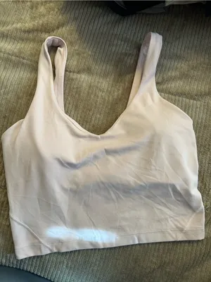 lululemon athletica Cropped High-Neck Tank - Pale Pink thumbnail 4
