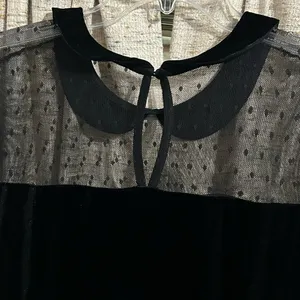 Torrid Retro Chic Black Velveteen Sweetheart Dress thumbnail 8