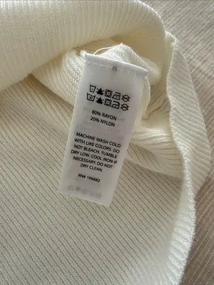 Camila Coelho White Knit Tank with Black Scallop Trim thumbnail 4