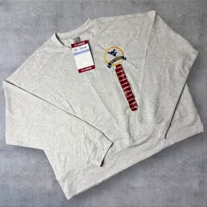 NEW West Virginia Mountaineers Sweatshirt‎ Womens XL Gray Liv Casual Crewneck thumbnail 1