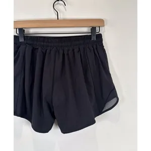 Lululemon Women Shorts Black Hotty Hot Athletic Lined High Rise Stretch Size 8 thumbnail 9
