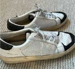Vintage Havana Sneakers Low-Top White with Black Glitter 10 thumbnail 4