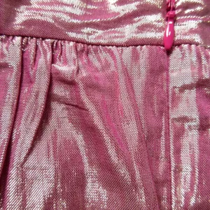 NWT Anthropologie Maeve Alicia in Pink Crinkled Metallic Maxi Skirt 2 thumbnail 6