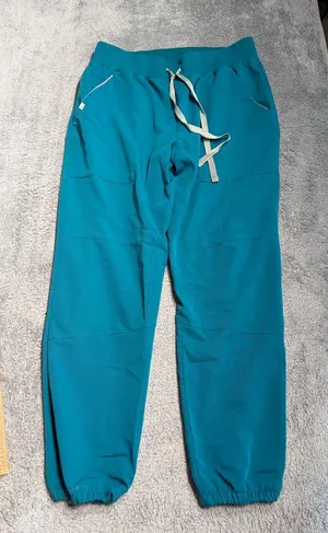 Figs pacific blue Teal Drawstring Jogger scrub Pants M/P thumbnail 1