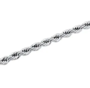 Unisex 14KT white Gold Overlay Bracelet Length: 8.5" Wide: 6mm thumbnail 3