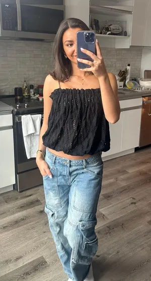H&M Black Top thumbnail 2