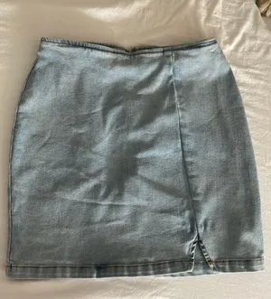 Wild Fable Denim Skirt With Slit thumbnail 1